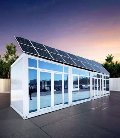 20ft Mobile Container House Portable Expandable Folding Home Container House Construction Site Staff Dormitory Container House 1