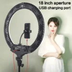 LED Ring Light 3200-5600K 416pcs Led Bead 65W 18 inch Photography Lighting LED Ring Lamp Without for Makeup Video YouTube