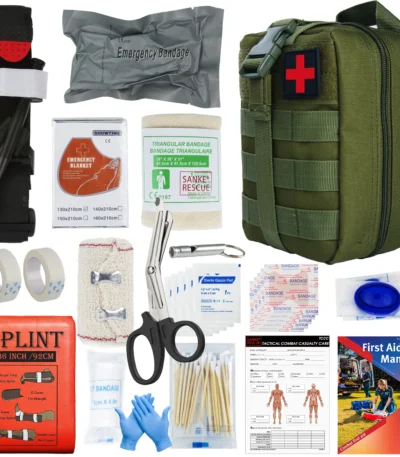 Sanke Rescue EDC Pouch First Aid Kit Tactical Survival Trauma Kit Molle Utility Tool Pouches For Camping Hiking 1