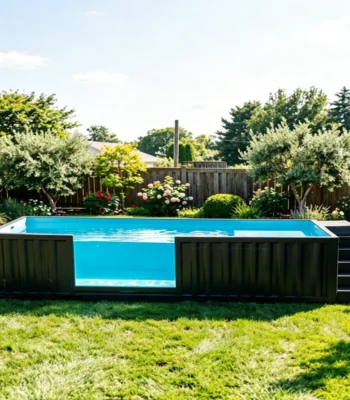 Shipping Container Pool Prefab Pool Quick Assembly Shipping Box Pool Time Saving Outdoor Private Villa Leisure Swimming Space 1