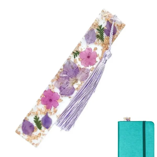 Creative Epoxy Bookmark Reading Book Mark Daisy Dried Flower Tassel Bookmark Mother’S Day Book Lover Gift Resin Bookmark
