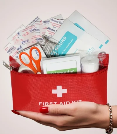 Small First Aid Kit Outdoor Emergency Set Waterproof Medical Bag for Travel Cycling Hiking Backpacking Camping Car Motorcycle 1