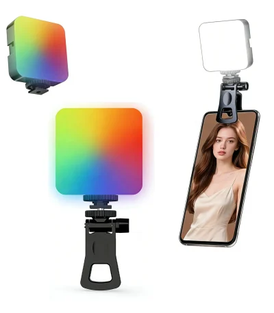 RGB Pocket Light Outdoor Photography Fill Light Live Streaming Photo Camera Full Color Photography Light