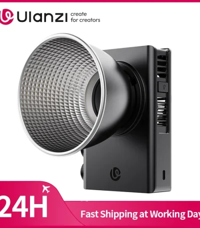 ​Ulanzi C01 100W COB Light Bi-Color Fill Light 14500Lx 100W COB Light 2700-6500K with Cooling Fan for Live Vlog Shooting