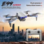 2026 New E99 MAX Drone Factory Professional 8K HD 4.3″ Remote Control Headless Mode Helicopter 360 Flip Quadcopter Kid Toy Gifts