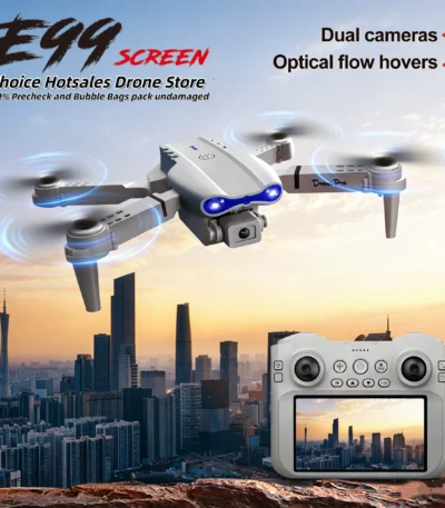 2026 New E99 MAX Drone Factory Professional 8K HD 4.3" Remote Control Headless Mode Helicopter 360 Flip Quadcopter Kid Toy Gifts 1