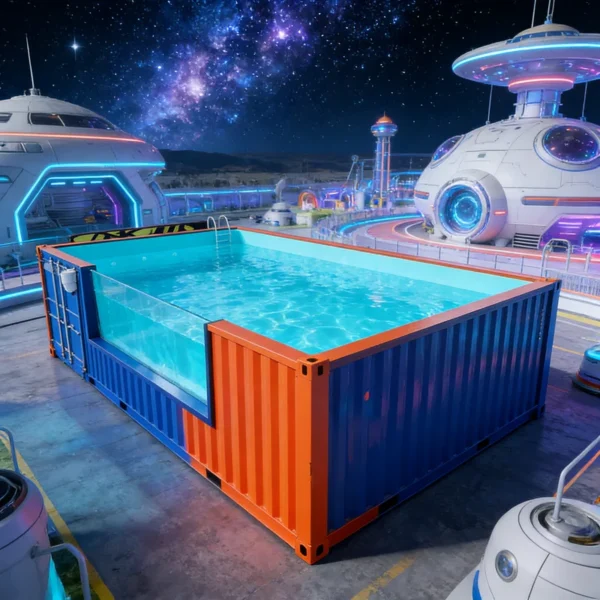 Customized Big Inground Shipping Container Pool 20ft 40ft Economic Option for Home Swimming and Entertainment