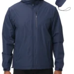 Windbreaker Men Outdoor Jacket  Mountaineering Travel Waterproof Hooded Jacket Sports Running Coat Thin Outwear