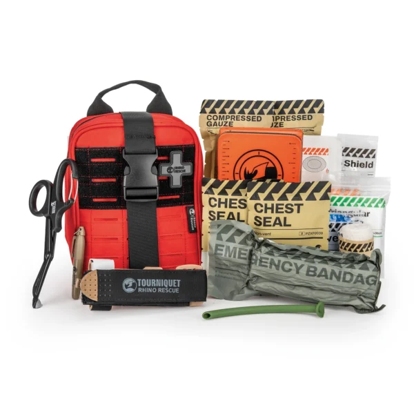 CE Approved Rhino Rescue IFAK Pouch Trauma Kit Tactical First Aid Kit MOLLE Pouch Emergency Kit Combat Survival Kit For Camping