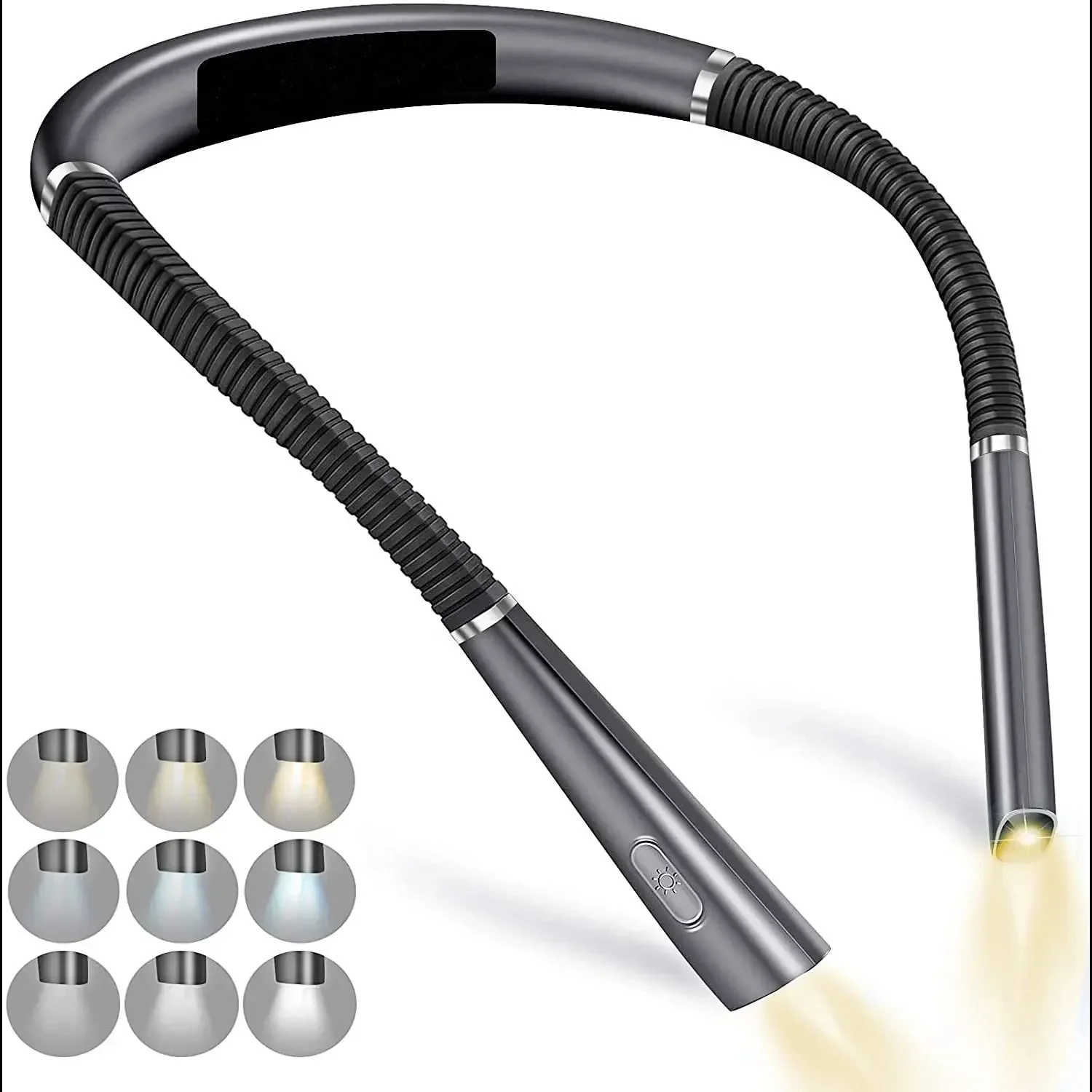 Neck Reading Light Novelty Flexible Neck Lights Handsfree Book Light Hanling Read Lamp Portable USB Rechargeable Book Lighting Neck Reading Light Novelty Flexible Neck Lights Handsfree Book Light Hanling Read Lamp Portable USB Rechargeable Book Lighting
