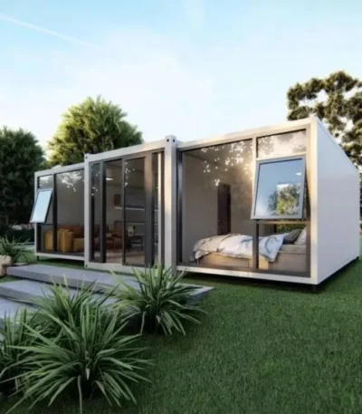 40FT Expandable House Container Home Prefab House Folding House Modular Home Portable Tiny House Luxury Villa Residential Office 1