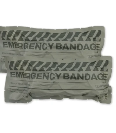 RHINO RESCUE 4/6" Trauma Bandage & Tactical First Aid Kit | Military-Grade for Outdoor, EMS & Emergencies | Sterile, 1