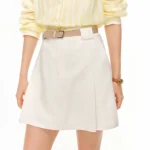 DUSHU 2026 Summer Women’s A-Line Skirt with Natural Texture – Soothing Style for Daily and Relaxed Wear