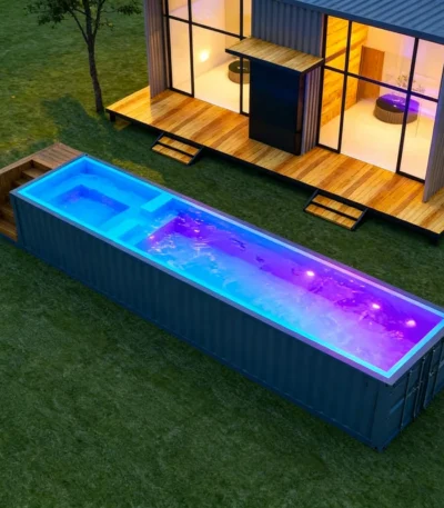 Big Inground Prefab Pool Giant Pre Assembled Underground Pool Grand Style Outdoor High End Resort Water Entertainment Spot 1