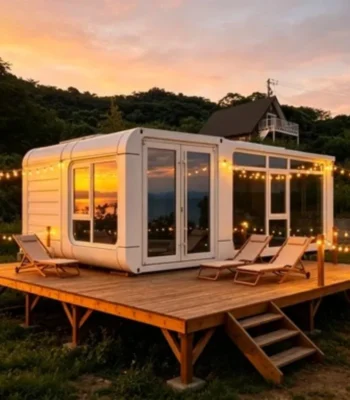 20ft Folding Container House Prefab Studio Apartment For Single Person 1