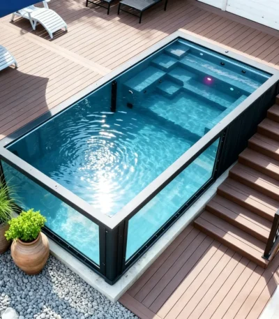 Inground Pool Big Inground Super Large Buried Swimming Pool Wide Range Outdoor Scenic Spot Resort Water Sports Center 1