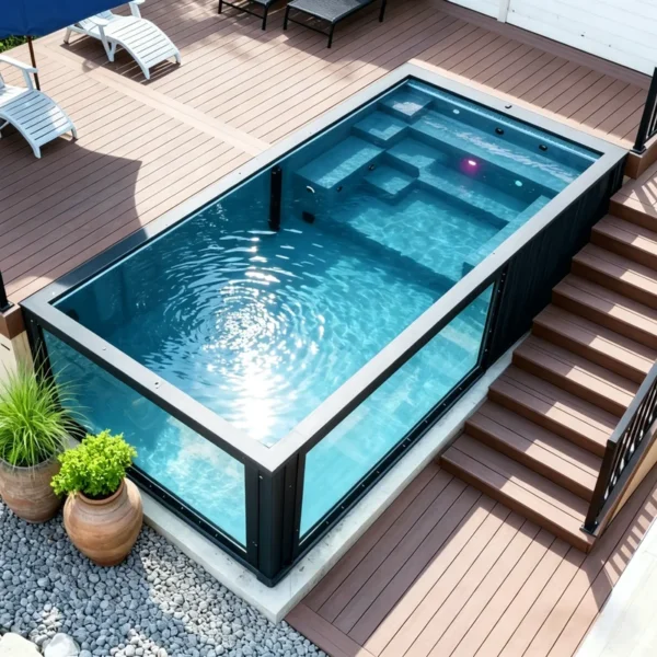 Inground Pool Big Inground Super Large Buried Swimming Pool Wide Range Outdoor Scenic Spot Resort Water Sports Center