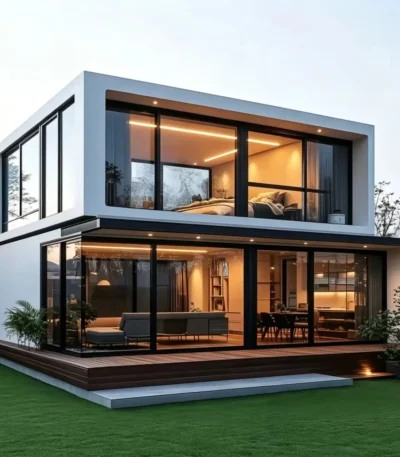 New Movable 40ft Capsule Home Shipping Container Prefab Modular 2-4 Bedroom Office Hotel Container House 1