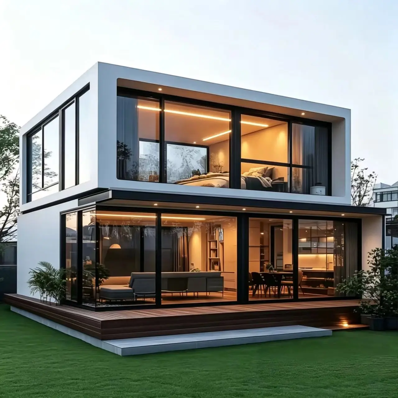 New Movable 40ft Capsule Home Shipping Container Prefab Modular 2-4 Bedroom Office Hotel Container House New Movable 40ft Capsule Home Shipping Container Prefab Modular 2-4 Bedroom Office Hotel Container House