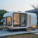 Factory Customized Luxury Type Watertight Antisepsis Safe Mobile Homes House Modern Space Capsule Home