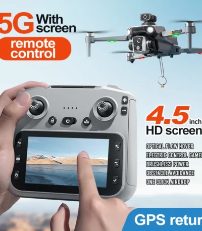 2025 K19 MAX GPS Drone Fishing Air Drop Automatic Turnaround 5G Screen Obstacle Avoidance Drone Professional Camera FPV Dron 1