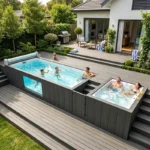 Prefab Pool Piscinas Fashionable Prefabricated Leisure Pool Popular Style Outdoor Park Villa Daily Water Play Facility