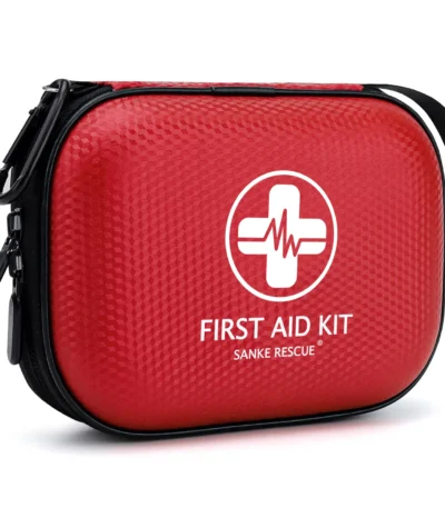 150 Piece Mini First Aid Kit Small Waterproof Hard Shell outdoor Kit for Home Car Travel Camping Truck Hiking Sports Office 1
