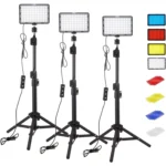 6″LED Video Light Panel 5600k Photography Lighting Photo Studio Lamp Kit For Shoot Live Streaming Youbube With Tripod RGB Filter