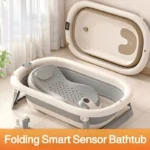 Foldable Baby Bathtub, Safe and Portable Bathing Solution for Infants and Toddlers, Suitable for 6-12 Months, Easy