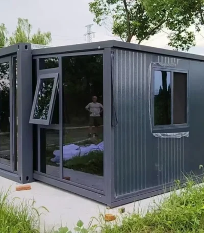 Soundproof Folding Container Home Modular House Urban Backyard Villa Quiet Office Expandable Living Space Modern Prefab House 1