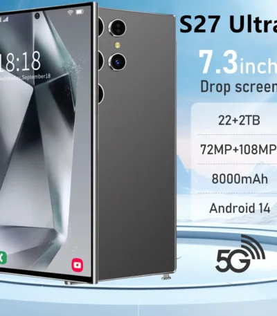 2026 High Quality S27 Ultrar Ultra original intelligent 4G 5G dual card dual standby system global version 7800mAh battery 1