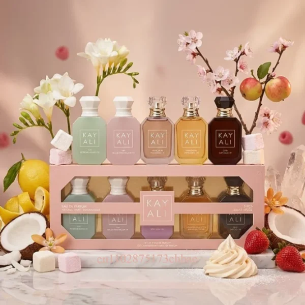 KAYALI Perfume Set 30ml X5 Eau De Parfum Collection Long Lasting Sweet Fruity Floral Vanilla Gourmand Luxury Unisex Gift Box