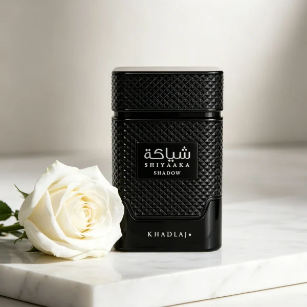 Shiyaaka Shadow by KHADLAJ-SHADOW – Premium Men’s Perfume, Fresh Citrus, Spicy Woods & Warm Amber Notes, Elegant Eau de Parfum with Lasting Performance