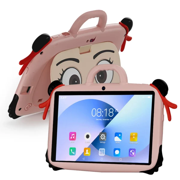 7 Inch New Cartoon Pattern Tablets For Study Education Games Children’s Gifts 4GB+64GB ROM Quad Core Dual Cameras WiFi Tablet PC