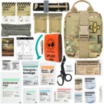 RHINO RESCUE-SE IFAK Trauma First Aid Kit,Tactical Medical Pouch for Car Home Travel Hiking and Camping,Emergency Survival Gear