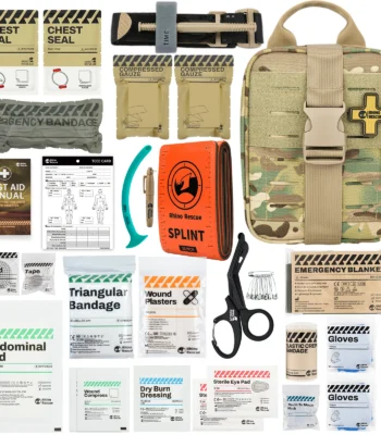 RHINO RESCUE-SE IFAK Trauma First Aid Kit,Tactical Medical Pouch for Car Home Travel Hiking and Camping,Emergency Survival Gear 1