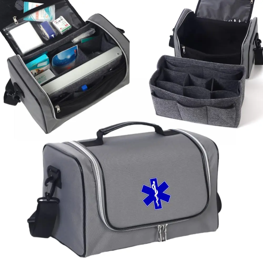 2 PCS Set Waterproof First Aid Kit Bag,Medical Bag Travel Outdoor,Medicine Bag,Nurses Storage Bag,Doctor Bag with Shoulder Strap 2 PCS Set Waterproof First Aid Kit Bag,Medical Bag Travel Outdoor,Medicine Bag,Nurses Storage Bag,Doctor Bag with Shoulder Strap