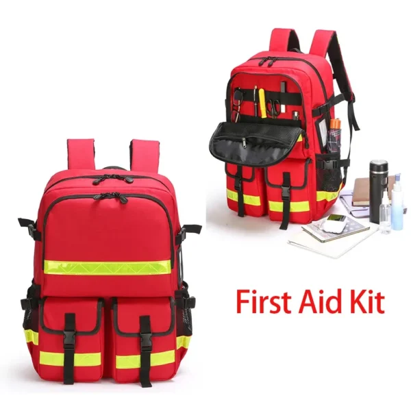 Waterproof First Aid Kit Forest Firefighting Backpack Large Capacity Flood Prevention and Rescue Kit Emergency Equipment Kit