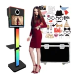 DSLR Photo Booth Shell Case Portable Kiosk 15.6 inch Touch Screen Magic Mirror Photo Booth Digital Photobooth Machine For Event