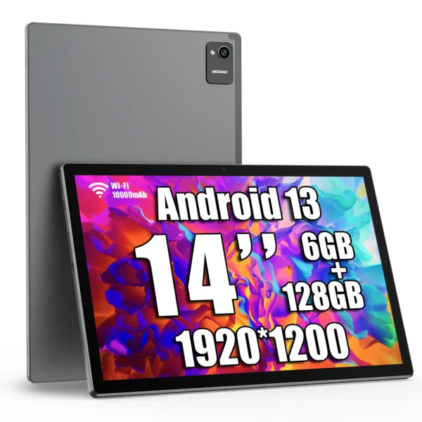 MESWAO B2 14inch Tablet MTK6769 64-bit 8-core processor Android 13 10000mAh Battery 6+128GB Stroage 32MP 1920 x 1200 Tablet PC
