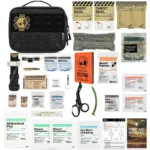 RHINO RESCUE Vehicle Emergency Trauma Kit, Professional First Aid Response Pack with Tourniquet, Molle Organizer Pouch for C