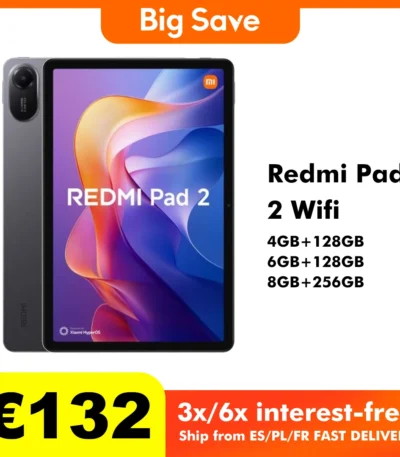 Xiaomi Redmi Pad 2 4GB/128GB 6GB/128GB 8GB/256GB EU 9000mAh Battery 11" 2.5K WiFi Global Version Tablet PC 1