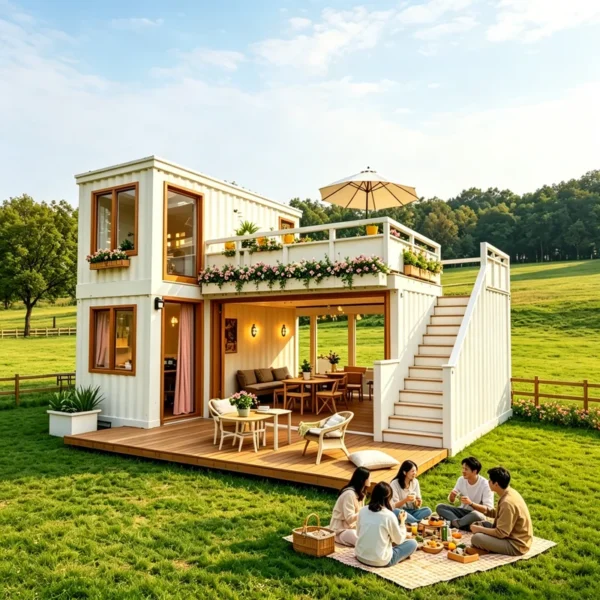 Galvanized Steel Foldable House 4 Bedroom Container Houses Ready To Living Mini Homes To Live In Expandable Homes