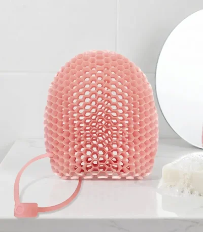 Exfoliating Bath Glove Honeycomb Body Scrubber Deep Cleansing Shower Mitt Soft Massage Sponge for Dead Skin Removal