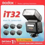 Godox iT32 X5 TTL Flash Wireless Camera Flash with Magnetic Mounting X5 Trigger for Sony Nikon Canon Fujifilm Olympus Cameras