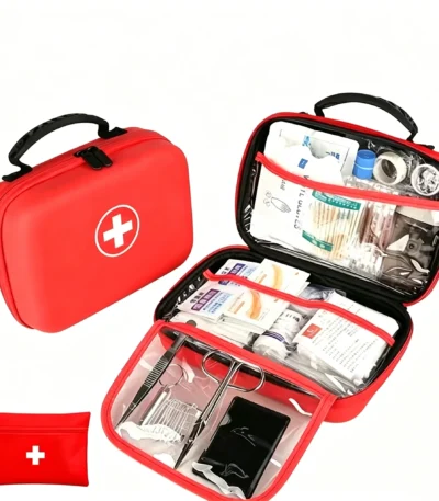 252 Pcs First Aid Kit Waterproof PU Portable Emergency Survival Medical Bag for Home Car Travel Outdoor Camping First Aid Suppli 1