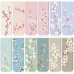 12pcs Magnetic Bookmarks For Women Flower Planner Magnetic Bookmark Assorted Book Magnets Page Markers Clip Magnetic Bookmarks
