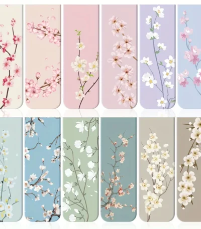 12pcs Magnetic Bookmarks For Women Flower Planner Magnetic Bookmark Assorted Book Magnets Page Markers Clip Magnetic Bookmarks 1