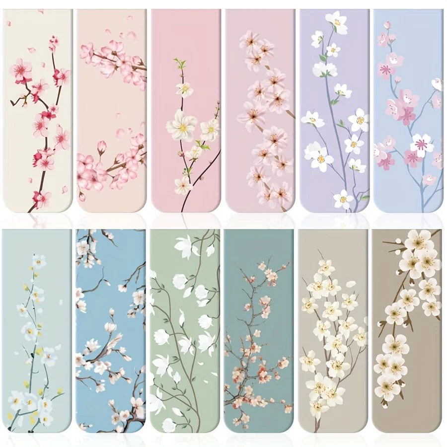 12pcs Magnetic Bookmarks For Women Flower Planner Magnetic Bookmark Assorted Book Magnets Page Markers Clip Magnetic Bookmarks 12pcs Magnetic Bookmarks For Women Flower Planner Magnetic Bookmark Assorted Book Magnets Page Markers Clip Magnetic Bookmarks