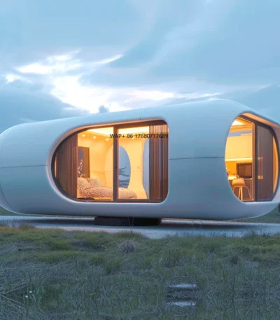 Modern Luxury Modular Steel Prefab House Factory Direct E8  Container Home Big Space Villa Model 1